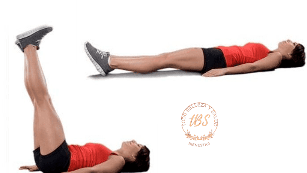 Ejercicio, elevaciones de piernas (Leg Raises)